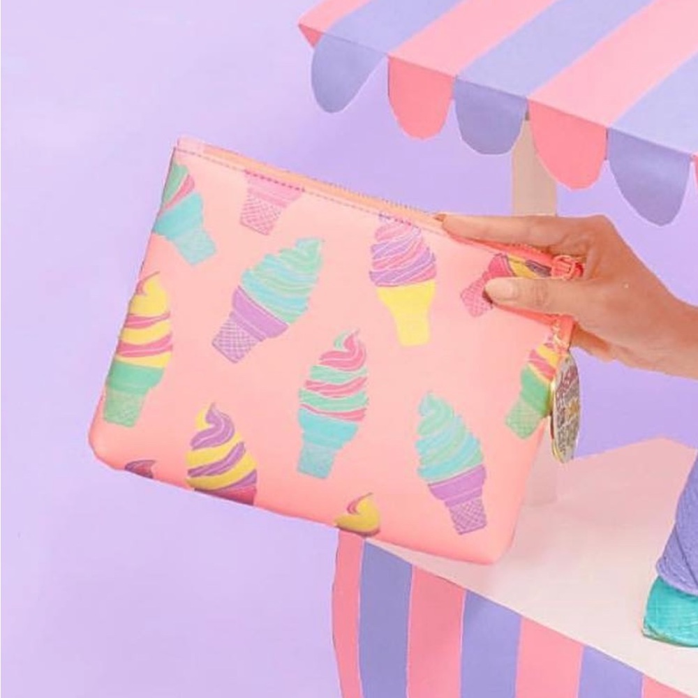Can’t Clutch This - Pink and rainbow Ice Cream Clutch
